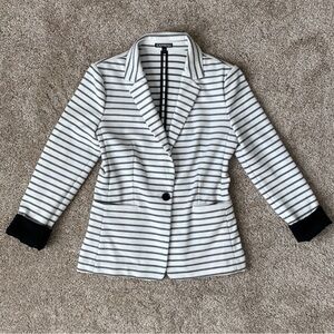 EXPRESS BLAZER ( black / white stripes )